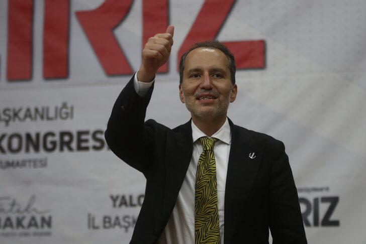 Yeniden Refah Partisi Genel Başkanı Erbakan, Yalova'da partisinin il kongresine katıldı G2