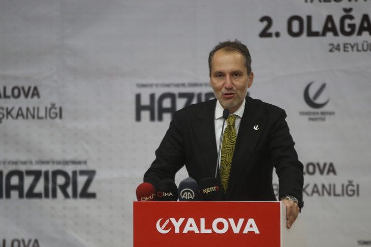 Yeniden Refah Partisi Genel Başkanı Erbakan, Yalova'da partisinin il kongresine katıldı G5