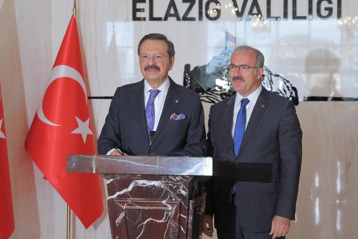 TOBB Başkanı Hisarcıklıoğlu, "Elazığ'da Ekonomiye Değer Katanlar" programında konuştu: