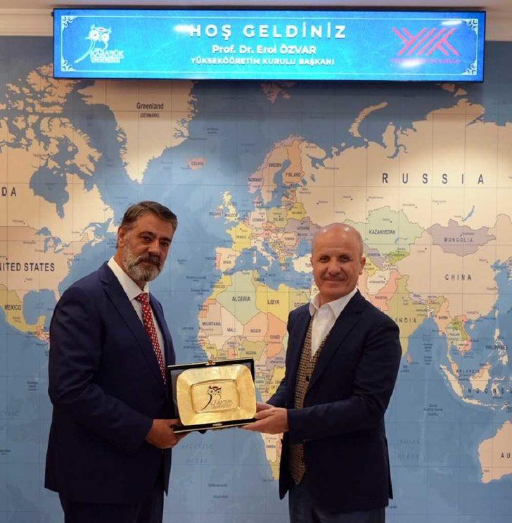 YÖK Başkanı Erol Özvar, Karabük Üniversitesini ziyaret etti G3