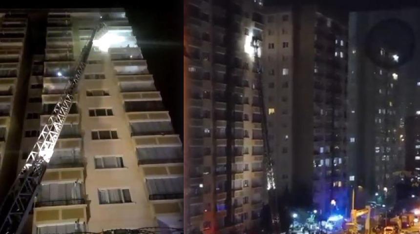 Ankara'da hareketli anlar! 15 katlı binada yangın çıktı, bir kişi hayatını kaybetti...