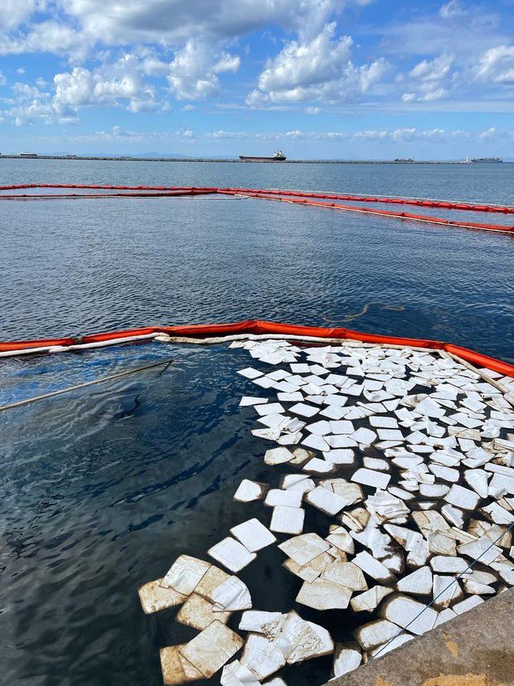 İskenderun Limanı'nda batan gemideki 63 ton yakıt boşaltıldı G3