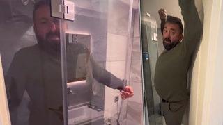 Ordu'da fıkra gibi olay! Duşa girmek istedi, başına gelmeyen kalmadı... Sosyal medyada çok konuşulan görüntüler