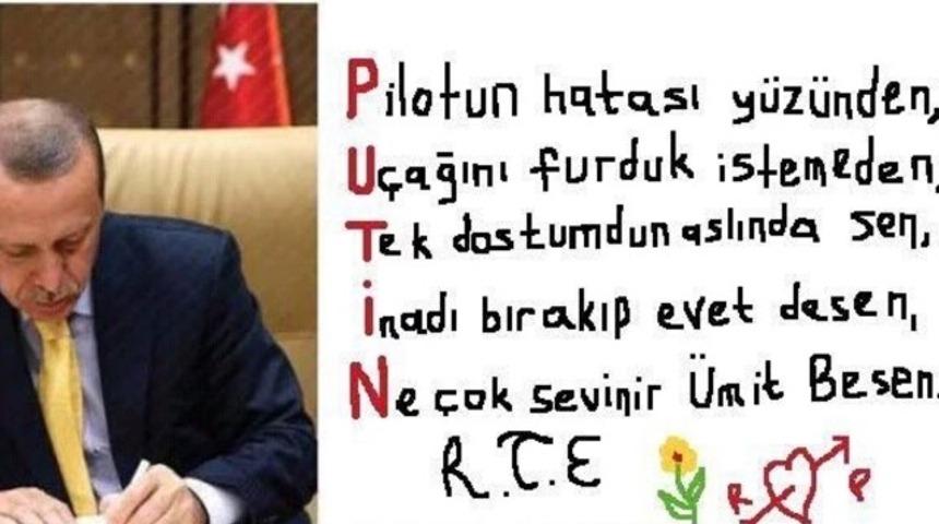 Erdoğan'ın Putin'e mektubu sosyal medyanın gündeminde: #SevgiliPutin