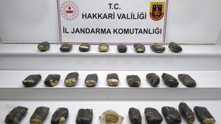 Hakkari'de 27 kilo 500 gram uyuşturucu ele geçirildi