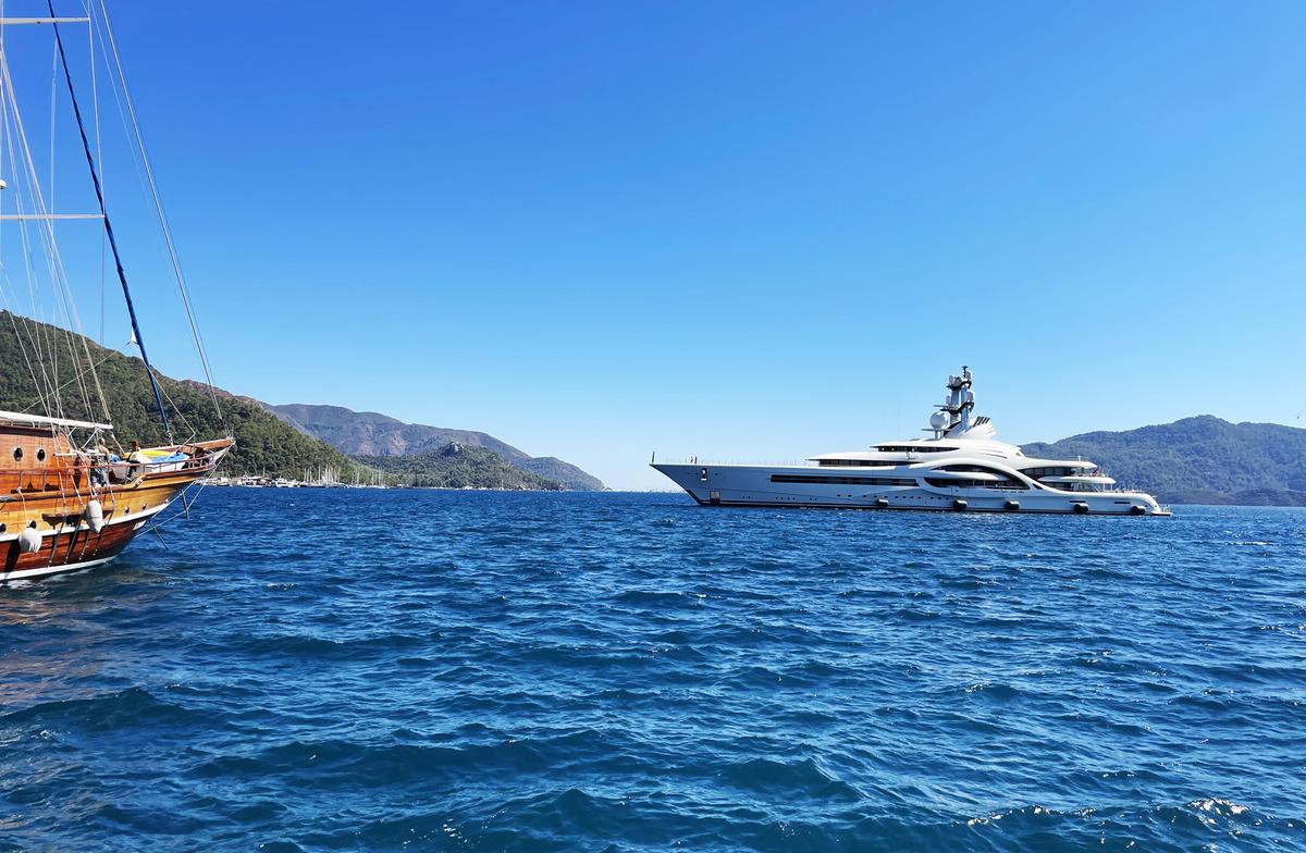 Mega yat "Anna" Marmaris'te