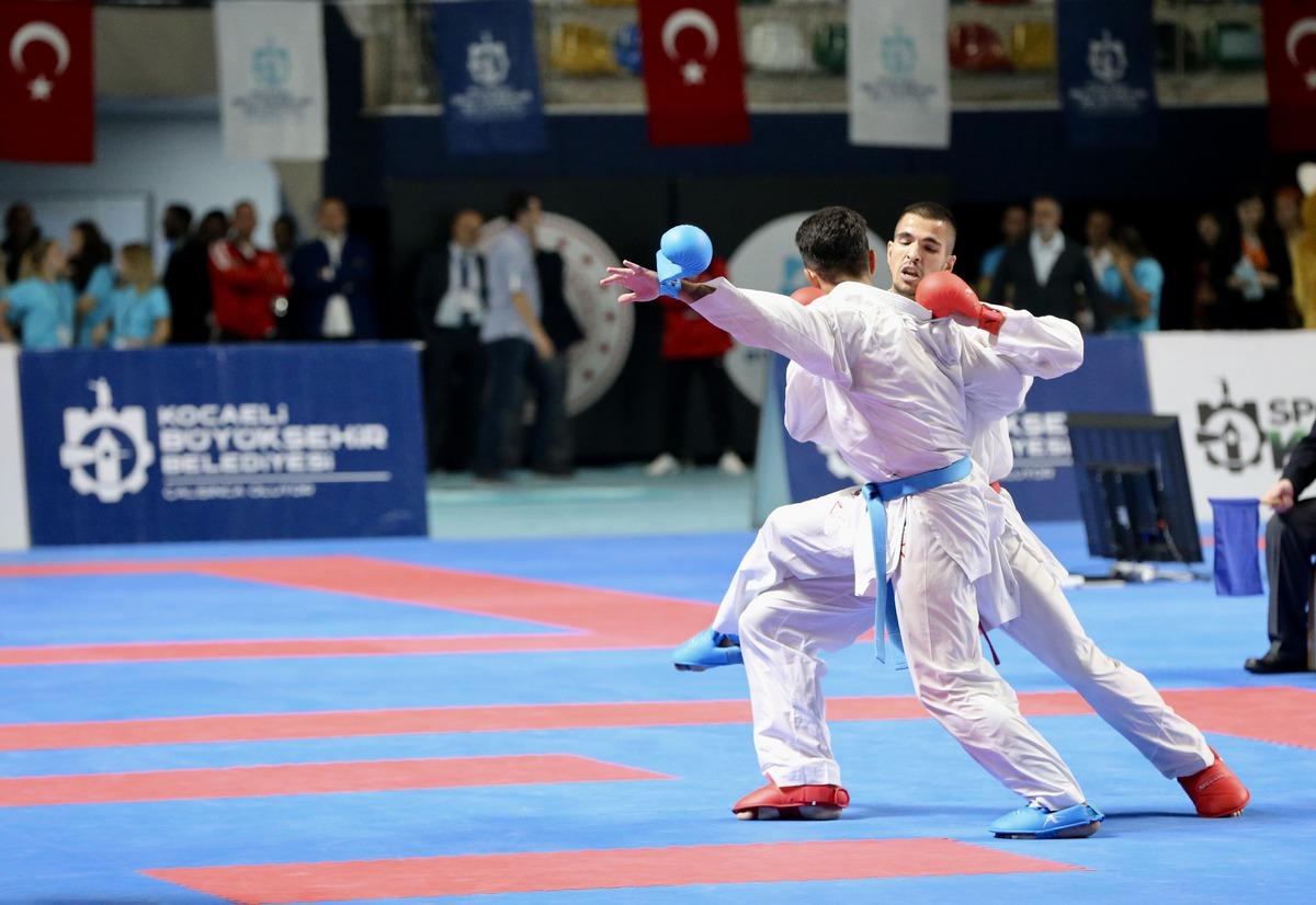 Kocaeli'de d&uuml;zenlenen Uluslararası Karate1 Series A m&uuml;sabakaları sona erdi