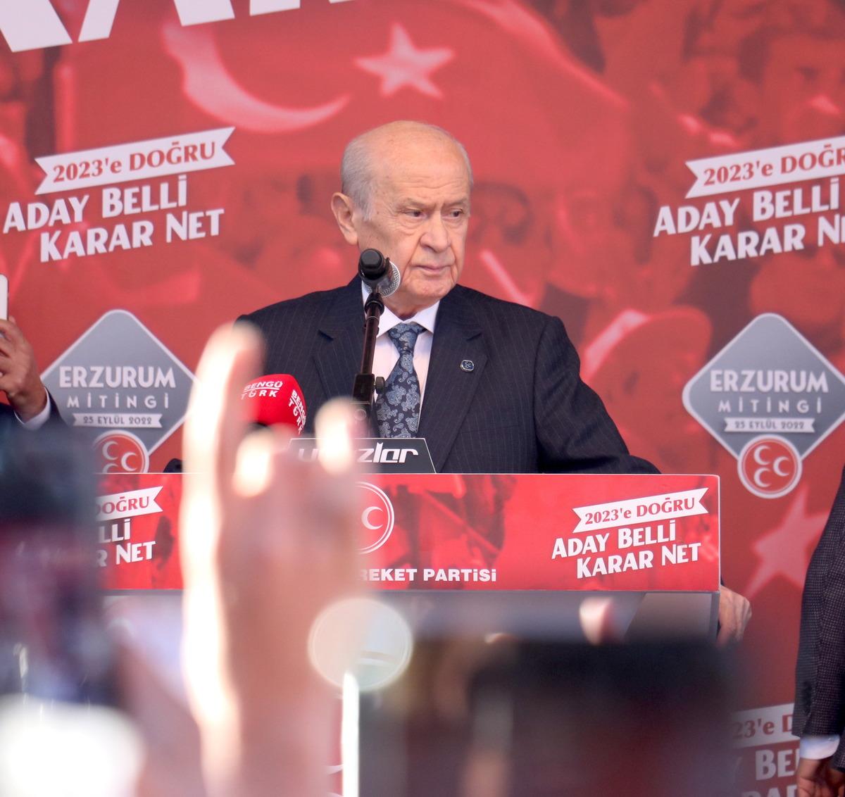 MHP'nin Erzurum mitingi