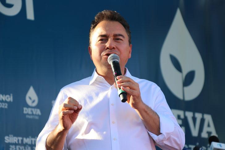 DEVA Partisi Genel Başkanı Babacan, Siirt mitinginde konuştu: G2