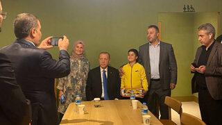 Cumhurbaşkanı Erdoğan'dan sürpriz ziyaret