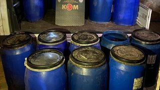 Hatay'da 3 bin 640 litre sahte içki ele geçirildi