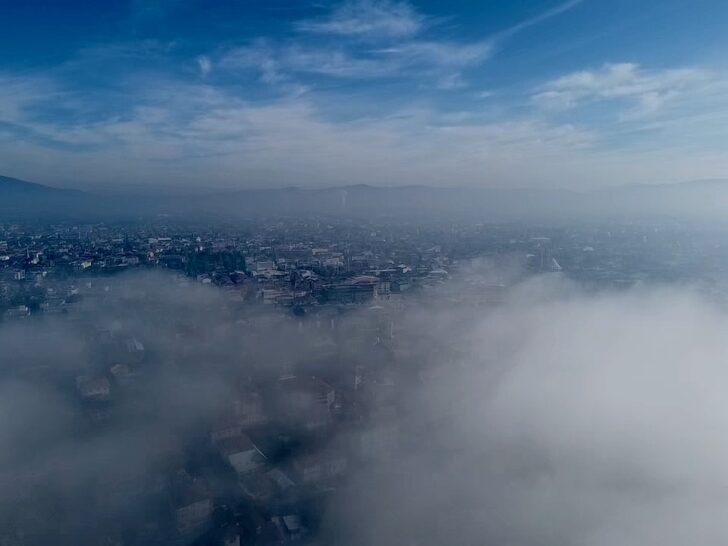 Düzce Ovası'ndaki sis dron ile görüntülendi G4