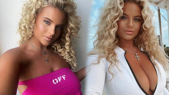 Sosyal medya fenomeni Apollonia Llewellyn cesur paylaşımıyla gündem oldu! Üzerini çıkarttı, göğüslerini saçlarıyla örttü