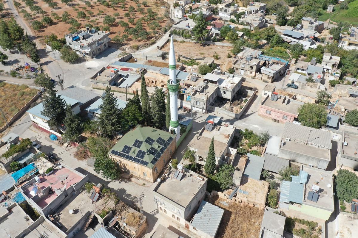 Gaziantep'te cami ve sosyal tesis g&uuml;neşle aydınlanacak