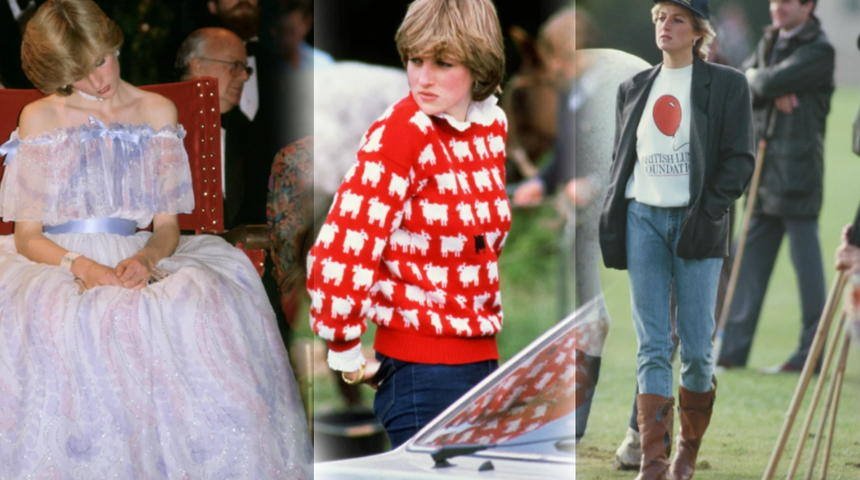 Prenses Diana'nın unutulmaz anları ve yıllar sonra bile devam eden eşsiz kombinleri
