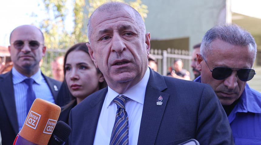 Ümit Özdağ, Samet Gül'ün öldüğü okulun önünde basın açıklaması yaptı: