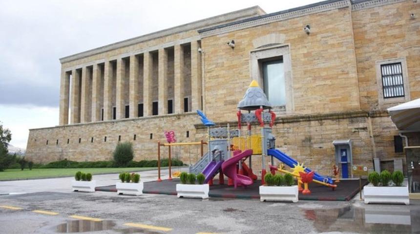 TSK: Anıtkabir&rsquo;deki portatif oyun alanı kaldırılacak