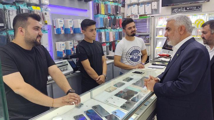 HÜDA PAR Genel Başkanı Yapıcıoğlu, Kahramanmaraş'ta esnaf ziyaretinde bulundu G3