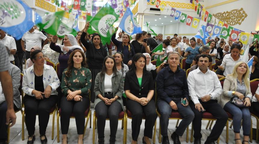 HDP Eş Genel Başkanı Buldan, Adıyaman'da "Halk Buluşması"na katıldı