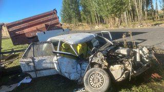 Bulanık'ta traktör ile otomobilin çarpışması sonucu 5 kişi yaralandı