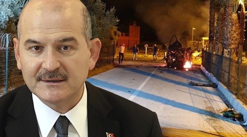 Mersin'de polisevi yakınında patlama! İçişleri Bakanı Süleyman Soylu'dan açıklama: Hangi terör örgütü olduğu belli