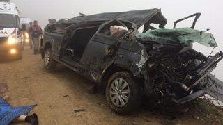 Çaykara´da kaza: 2 ölü, 2 yaralı