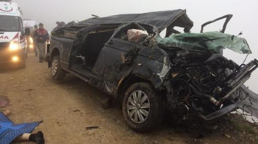 Çaykara´da kaza: 2 ölü, 2 yaralı