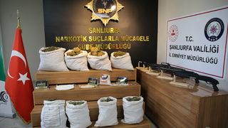 Şanlıurfa'da hava destekli uyuşturucu operasyonunda 86 şüpheliye gözaltı