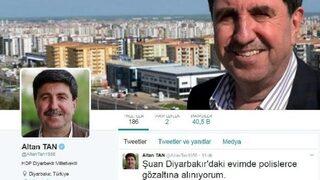 HDP'li vekil Altan Tan gözaltına alındı