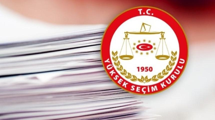 Aday listelerinin teslimi i&ccedil;in son g&uuml;n yarın