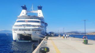 Yolcu gemisi Star Legend  Bodrum'a geldi