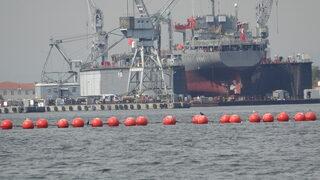 Donanma Komutanlığı'nda bakıma alınan gemide korkutan olay! 4 asker denize düştü