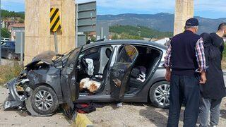Karabük'te 2 otomobilin çarpıştığı kazada 1 kişi öldü, 6 kişi yaralandı