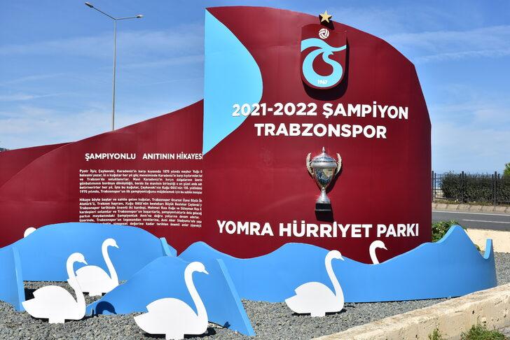 Trabzon'da yapımı tamamlanan Şampiyonluk Anıtı açıldı G2