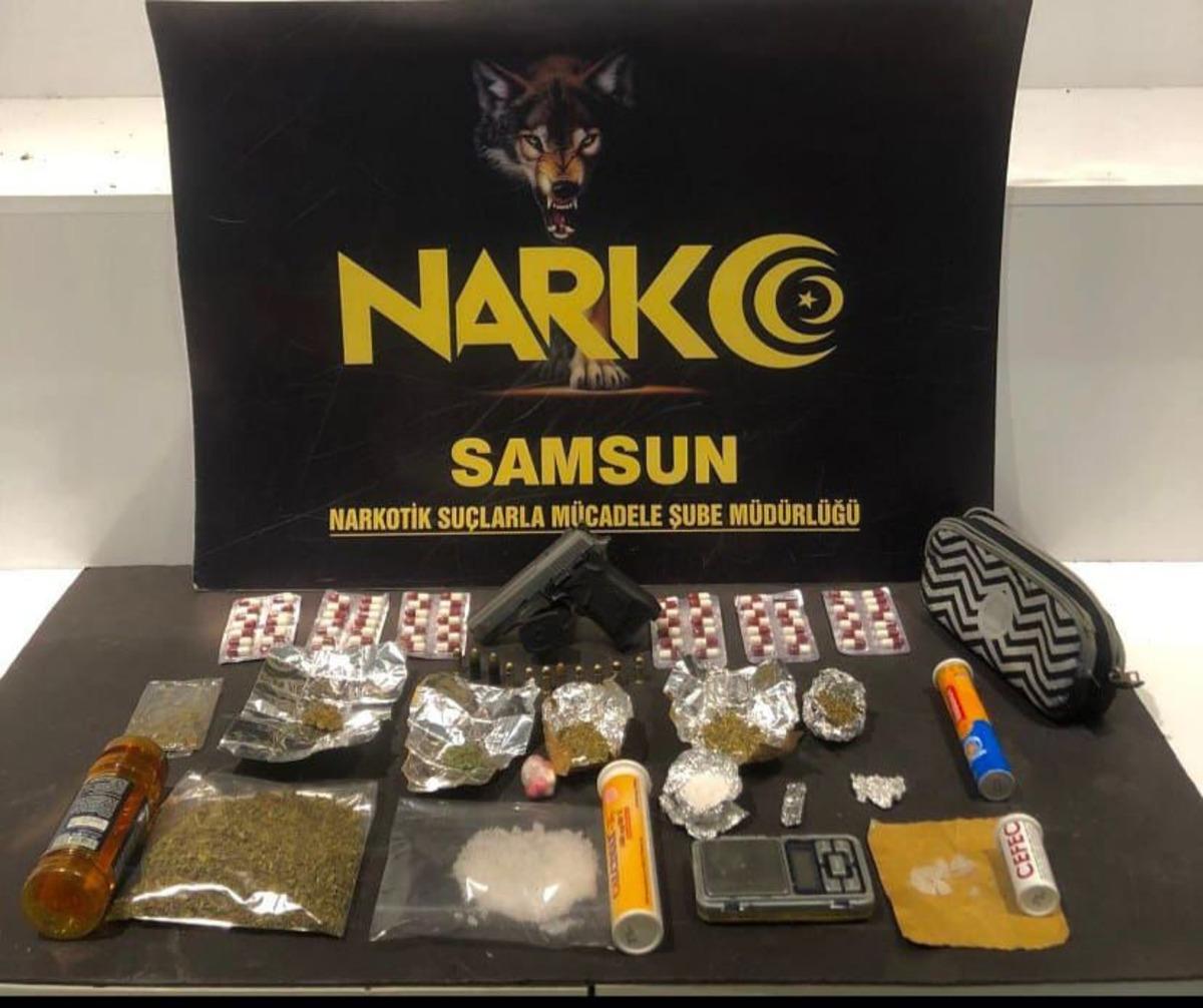 G&Uuml;NCELLEME - Samsun'da d&uuml;zenlenen uyuşturucu operasyonlarında yakalanan 3 zanlı tutuklandı