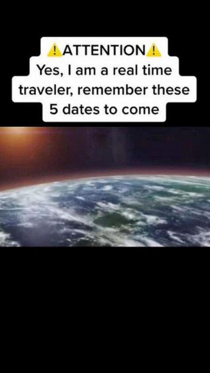 Gelecekten geldiğini söyleyen zaman yolcusunun 2023 yılı tahmini sosyal medyada gündem oldu! O tarihe işaret etti G1