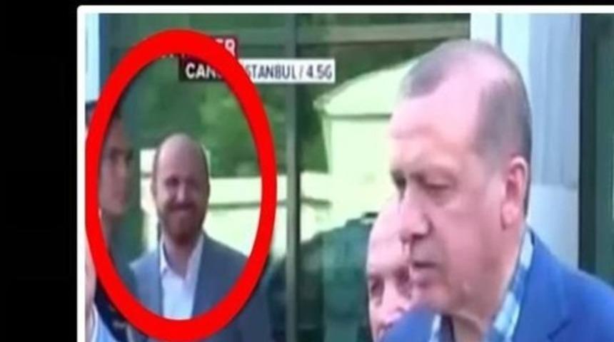 Tayyip Erdoğan 'Gaziantep katliamı' açıklaması yaparken, Bilal Erdoğan gülüyordu