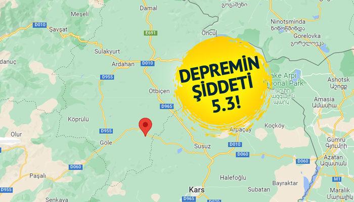 SON DAKİKA: Ardahan 5.3'lük depremle sarsıldı! Korkutan deprem Kars ve Erzurum'da da hissedildi işte ilk görüntüler...