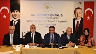 Van'da Sosyal Politikalarda 7 Bölge 7 İl toplantısı yapıldı