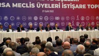 TOBB Başkanı Hisarcıklıoğlu, Konya'da istişare toplantısında konuştu: