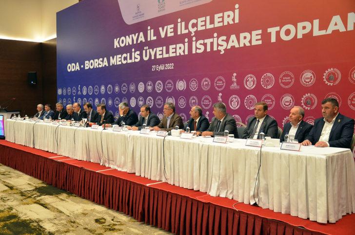 TOBB Başkanı Hisarcıklıoğlu, Konya'da istişare toplantısında konuştu: G4