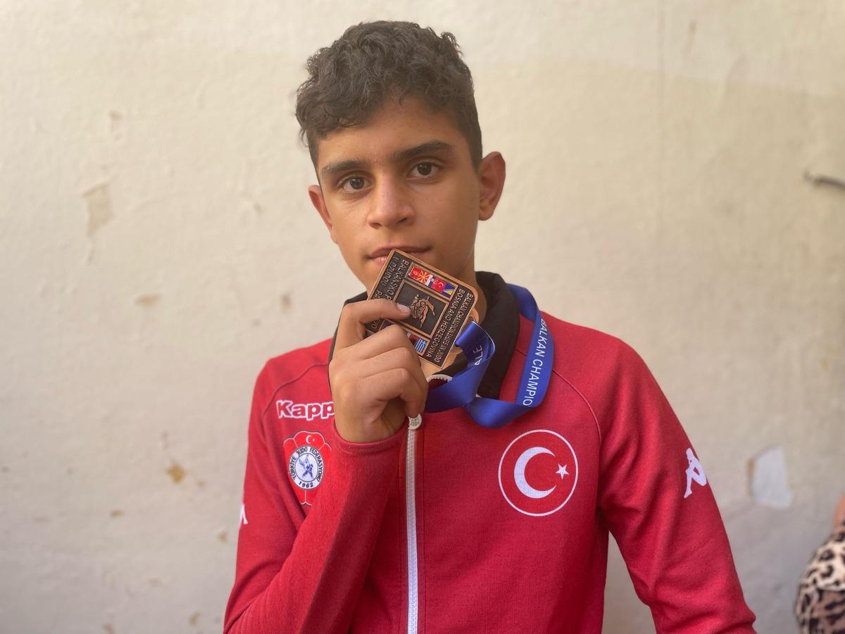 Bronz madalyalı 11 yaşındaki judocunun hedefleri b&uuml;y&uuml;k