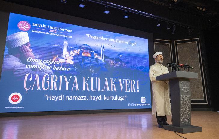 Erbaş, Camiler ve Din Görevlileri ile Mevlid-i Nebi Haftası tanıtım toplantısında konuştu: G5