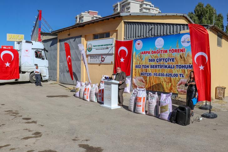 Van'da 569 üreticiye 802 ton sertifikalı arpa tohumu dağıtıldı G2