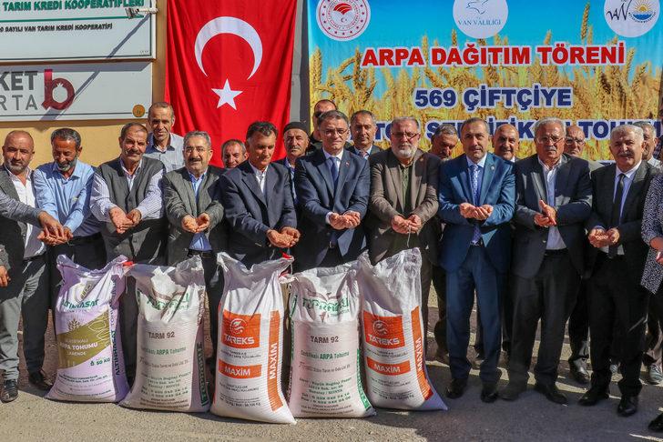 Van'da 569 üreticiye 802 ton sertifikalı arpa tohumu dağıtıldı G4