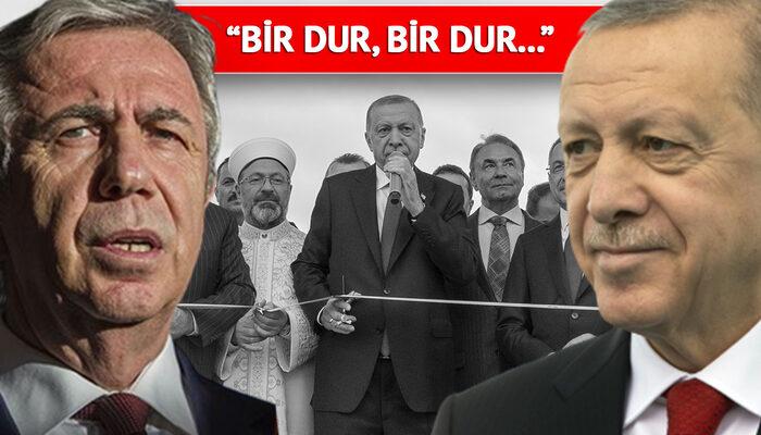 Cumhurbaşkanı Erdoğan'dan vatandaşın talebine 'Mansur Yavaş' yanıtı! 