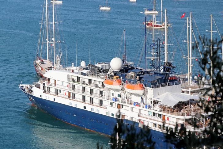 Yolcu gemisi "Island Sky" Fethiye'ye geldi G4