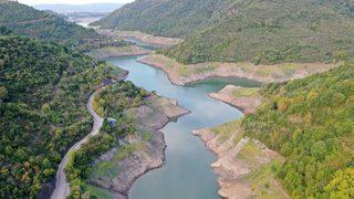 Kocaeli'deki Yuvacık Barajı'nın su seviyesi yüzde 35 olarak ölçüldü