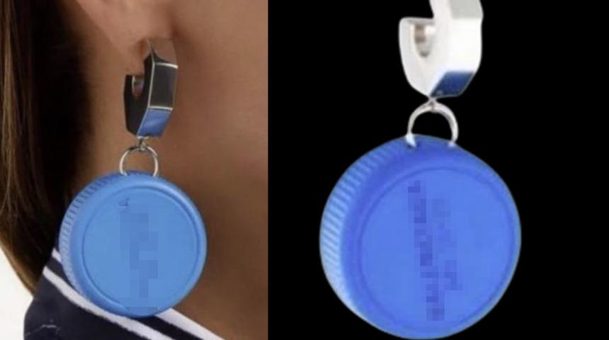 Tartışma yaratan küpe! Şişe kapağından farkı yok, fiyatını duyanın ağzı açık kalıyor