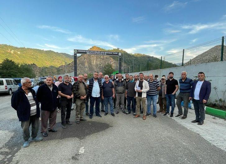 Giresun'da vatandaşlar katı atık bertaraf tesisinin kapatılması için eylem yaptı G3
